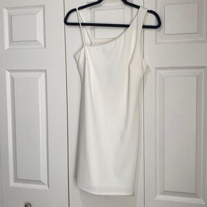 White mini dress